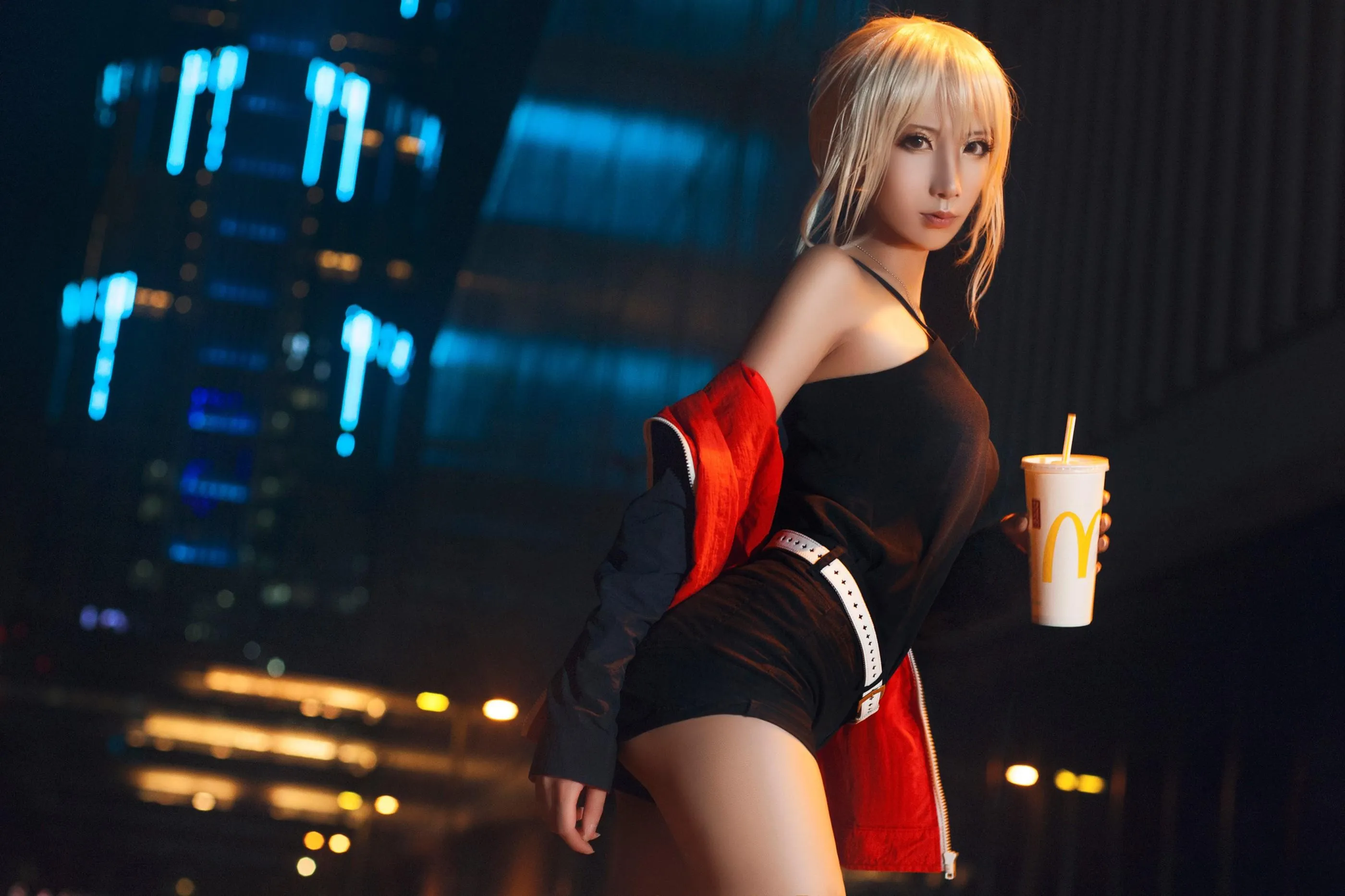 半半子 – NO.42 黑贞4 [34P]插图3
